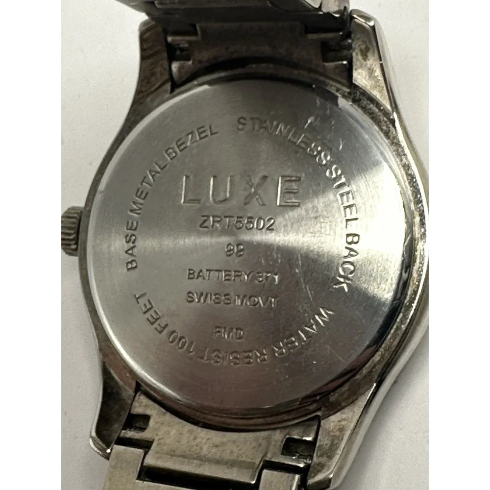 Luxe ZRT5502 Mens Watch New Battery 41MM 7